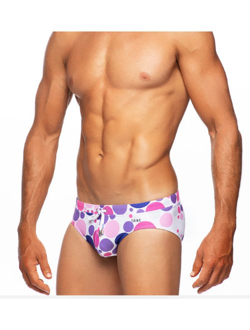 Bubbles Low Rise Brief - Purple