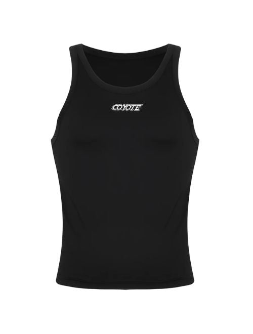 Sport Crop Tank - Black