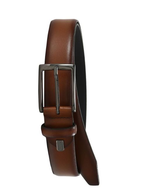 Thin Leather Dress Belt