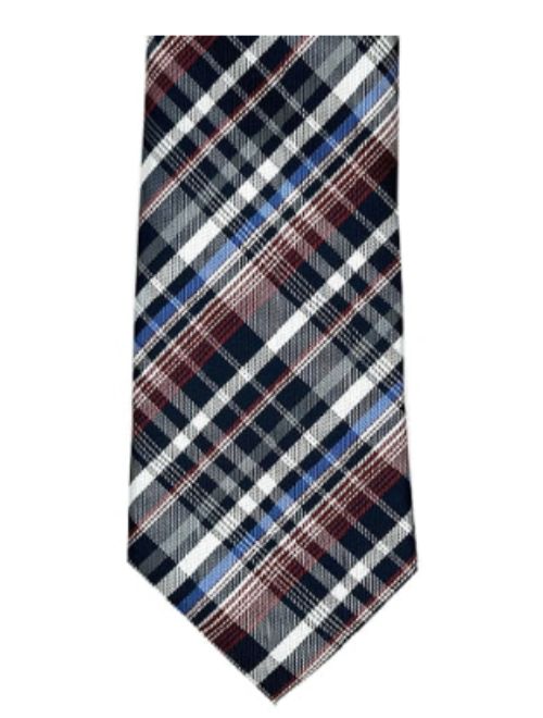 Microfiber Plaid Necktie