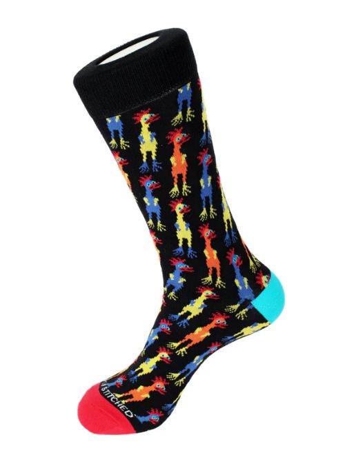 Rubber Chickens Crew Sock