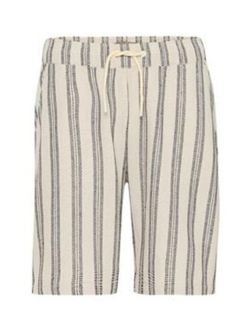Knit Stripe Shorts - Bleached Sand