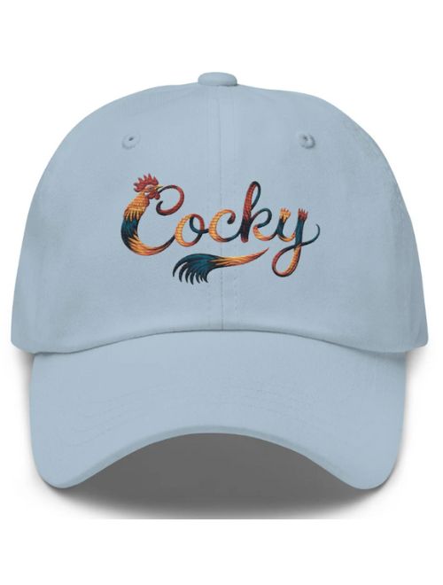 Cocky Blue Hat - Blue