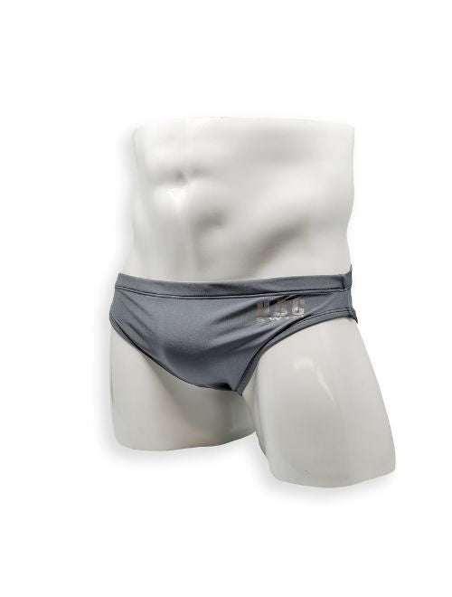 Flat Front Swim Brief - Asphalt