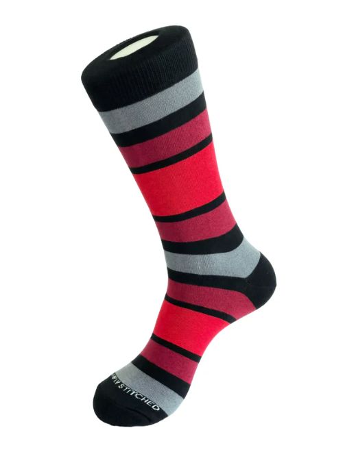 Bloke Stripe Crew Sock