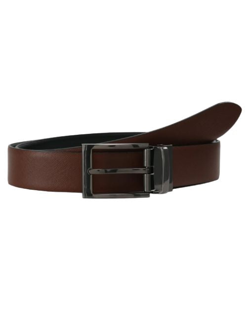 Reversible Dress Leather Belt - Black/Brown