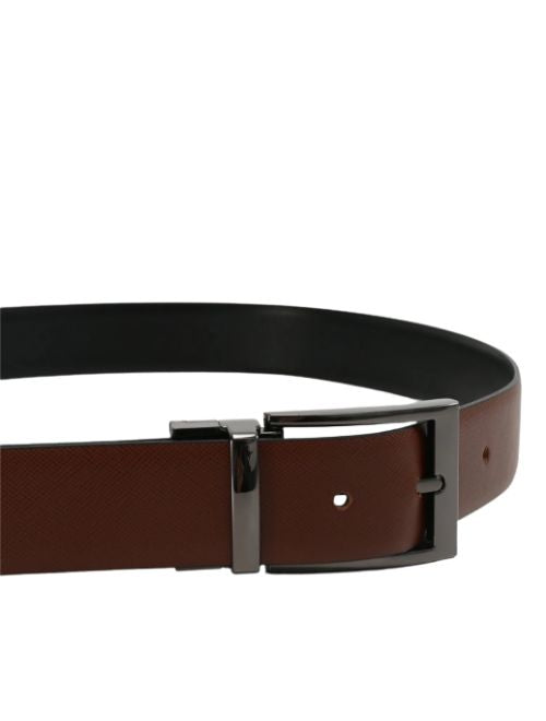 Reversible Dress Leather Belt - Black/Brown
