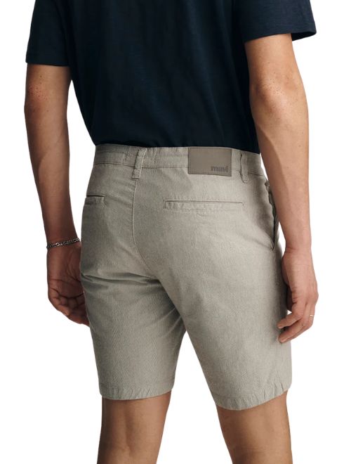 Tailored Chino Short - Beige Stripe