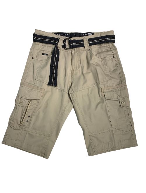 Capri Cargo Short w/ Belt - Stone