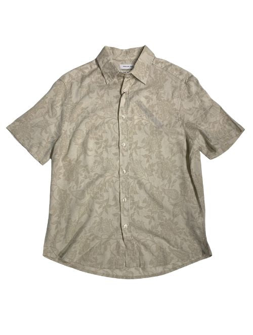 Floral & Paisley Print Linen Blend