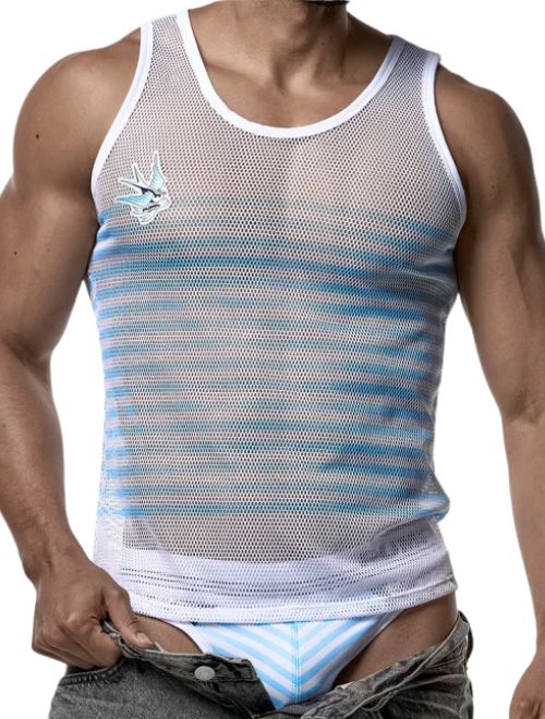 Sailor Mesh Tank Top
