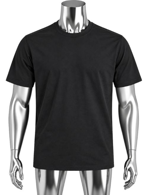 Basic Crew Neck T-Shirt - Black