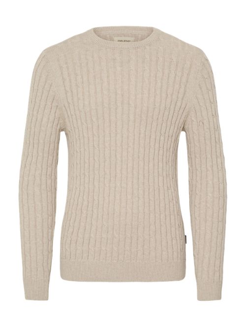 Knitted Pullover - Beige