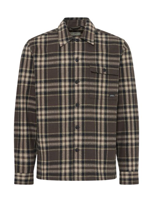Plaid Overshirt - Brown