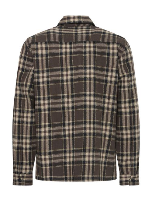 Plaid Overshirt - Brown
