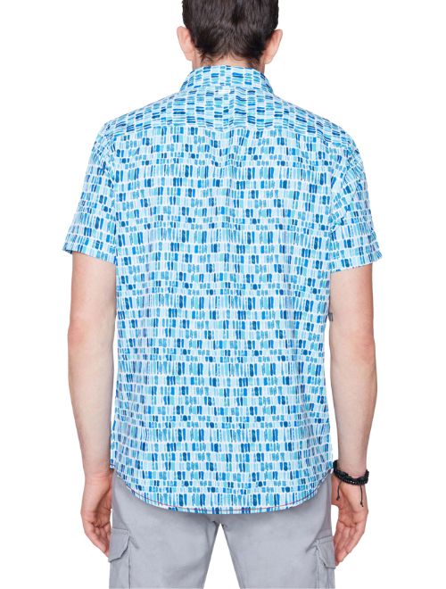 Blue Mosaic Shirt
