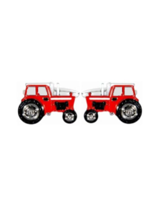 Red Tractor Cufflink