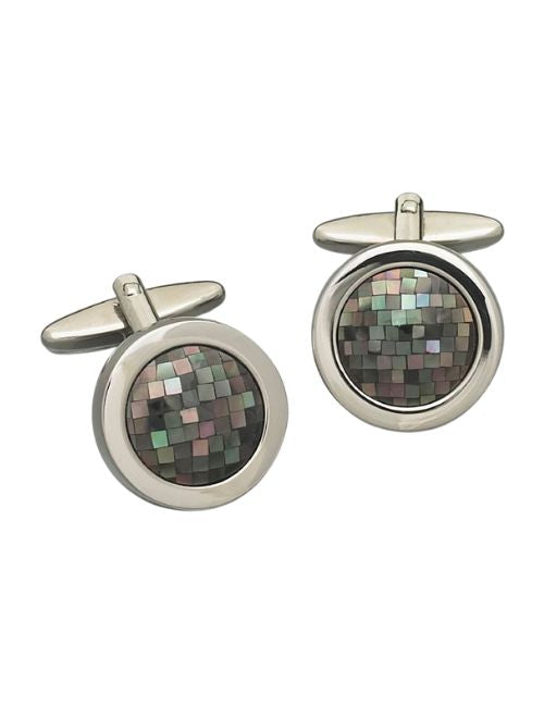 Mixed Mother of Pearl Cuff Links