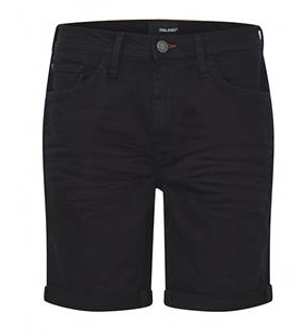 Twister Fit Denim Stretch Shorts - Black