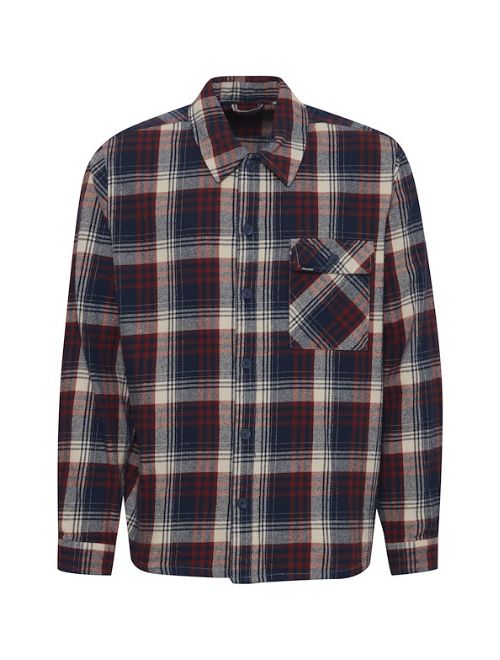 Blue Plaid Overshirt