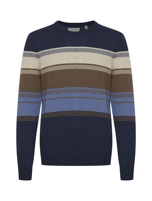 Broad Stripe Cotton Sweater