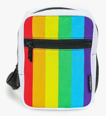 Rainbow Cross Body Bag - White
