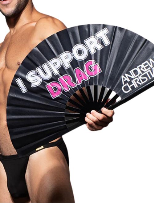 I Support Drag Clap Fan