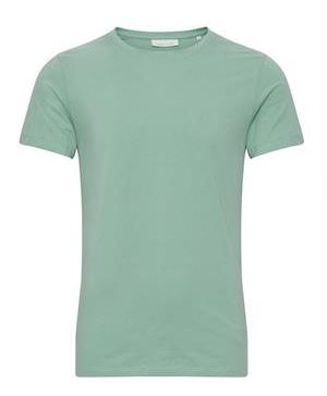 Solid Colour Crew Neck T-Shirt - Feldspar