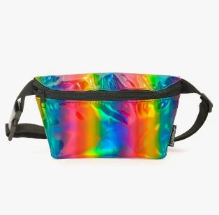 Metallic Rainbow Slim Fanny Pack – Stroked Ego