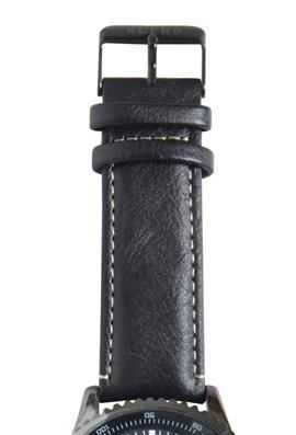 Faux Leather Band Watch