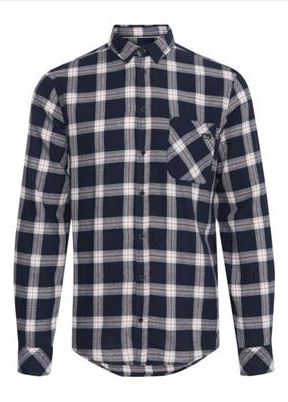 Slim Fit Plaid Shirt