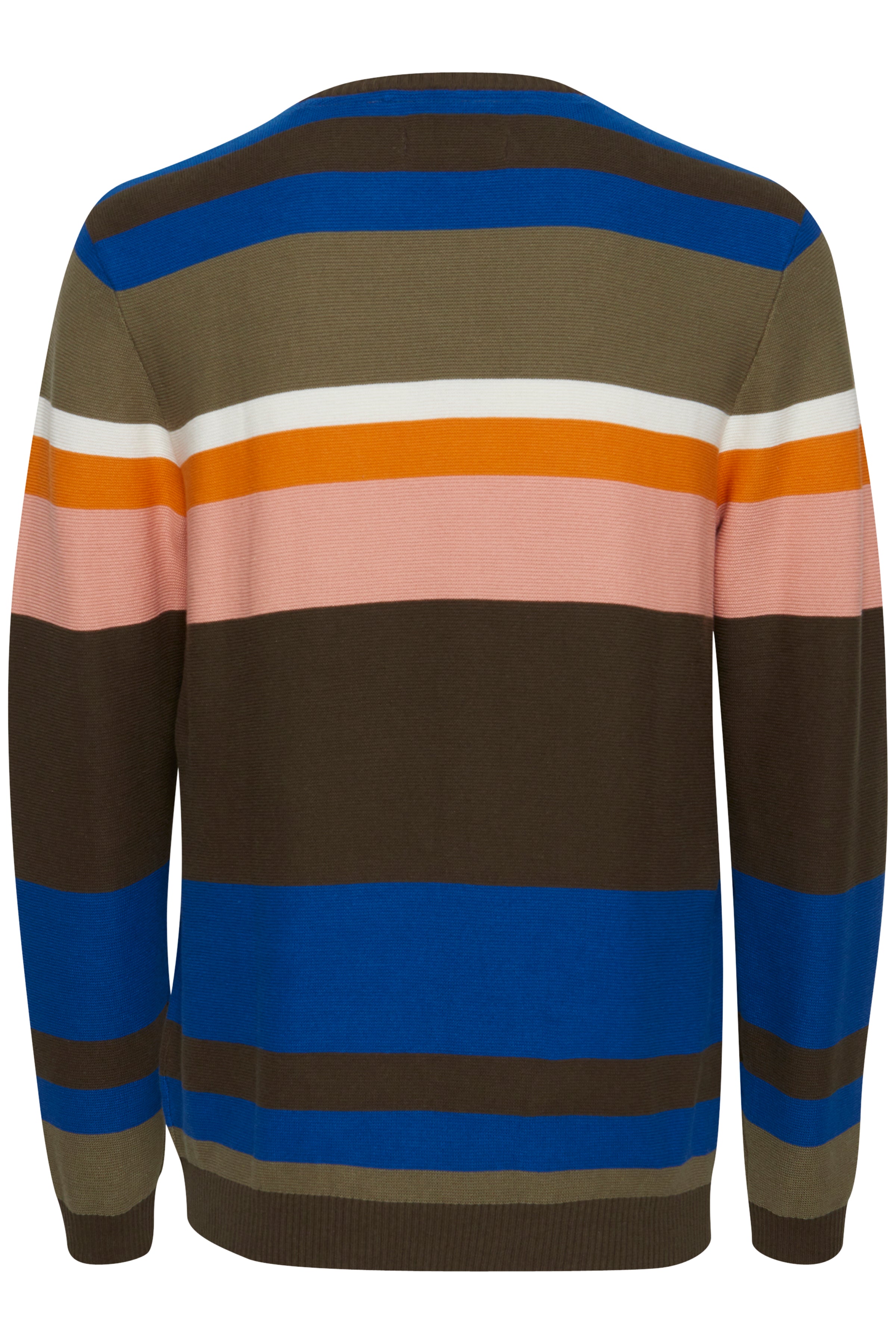Wide Stripe Retro Cotton Sweater
