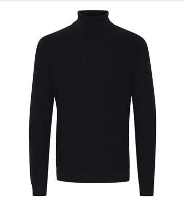 Ribbed Knit Rollneck Sweater