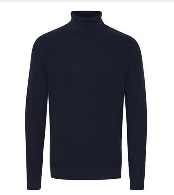 Ribbed Knit Rollneck Sweater