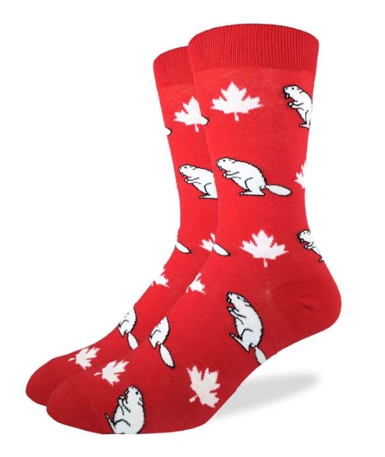 Canada Beaver Crew Socks