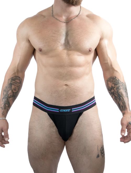 Neon Black Jockstrap