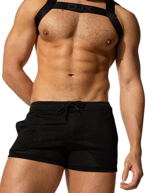 Black Trough Shorts