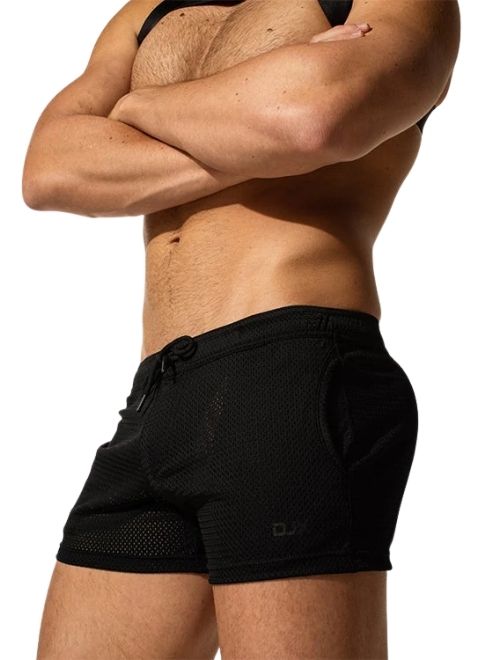 Black Trough Shorts
