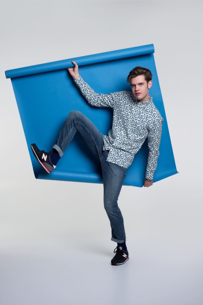 Blueberry  Button Up