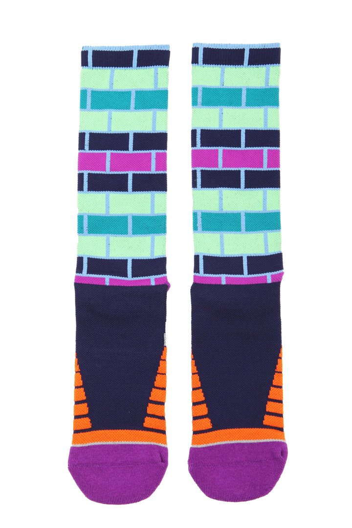 Brick Stripe Athletic Sock