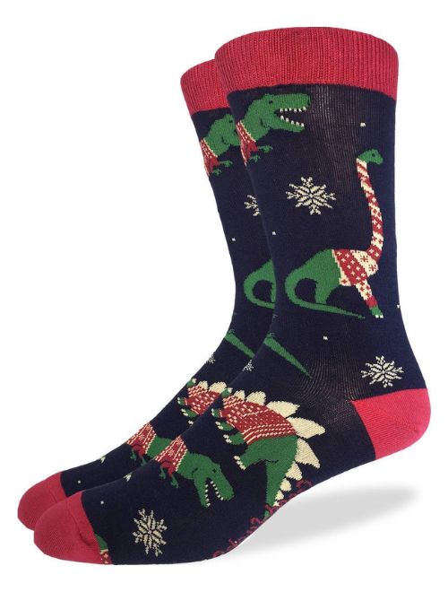 Christmas Sweater Dinosaurs Socks
