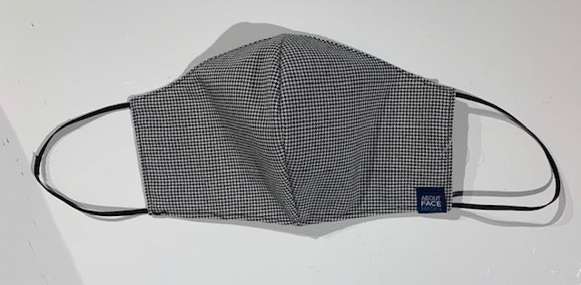 Face Mask - Mini Hounds tooth Large