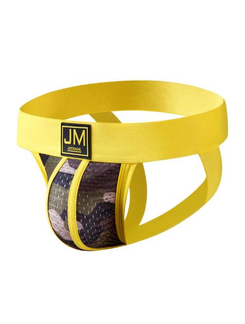 Camo Mesh Jock - Yellow