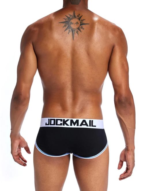 Athletic Stripe Brief - Black