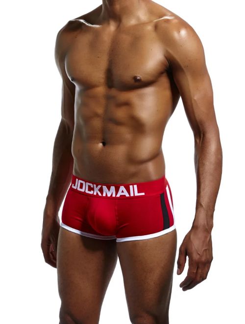 Racer Stripe Solid Colour Boxer - Red