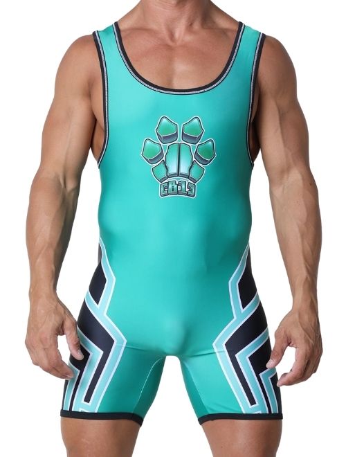 Bandit Zipper Singlet - Green