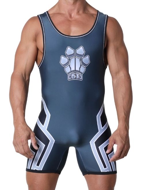 Bandit Zipper Singlet - Grey