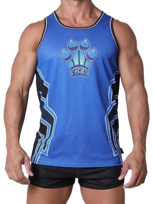 Bandit Mesh Tank Top - Blue