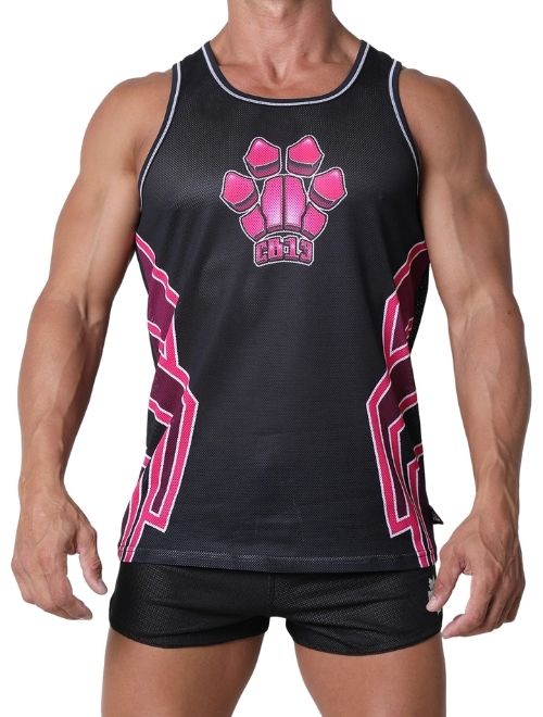 Bandit Mesh Tank Top - Pink