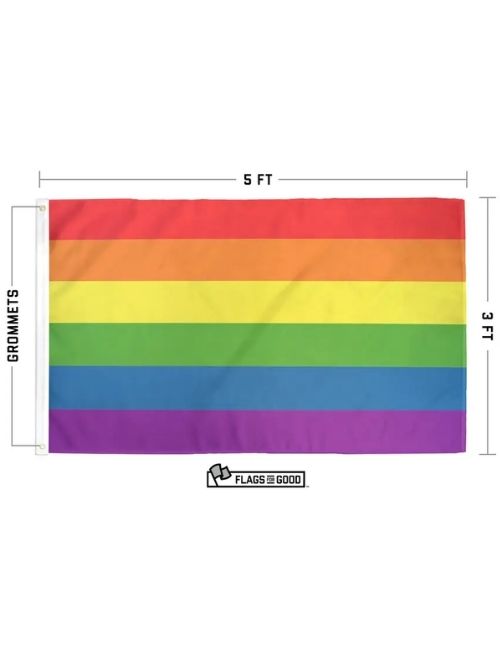 LGBTQ Rainbow Pride Flag
